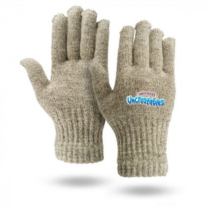 Logo Imprinted Ragg Wool Gloves