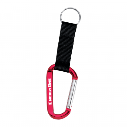 Carabiner Key Ring Promotional Custom Imprinted With Logo Carabiner Key Ring Promotional Custom Imprinted With Logo