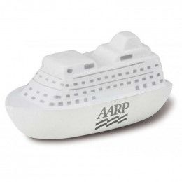 Cruise Ship Stress Toy Promotional Custom Imprinted With Logo