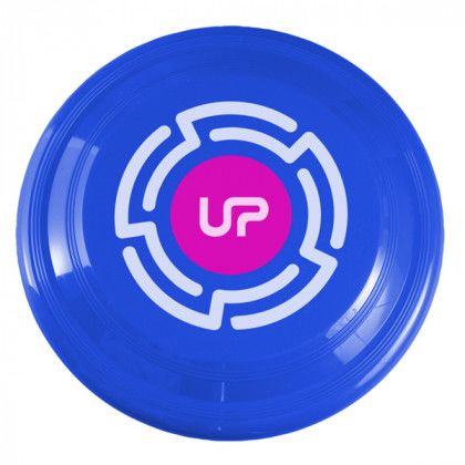 Eco-Friendly Promotional Flying Disc Toy with Company Logo - Medium Blue