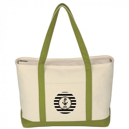 Large Heavy Cotton Canvas Tote Bag