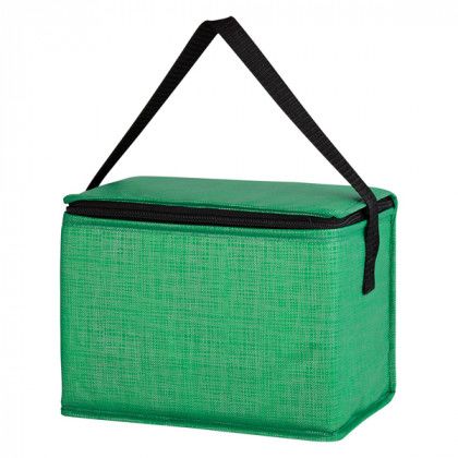 Textured Crosshatch Custom Non-Woven Lunch Bag Lime Textured Crosshatch Custom Non-Woven Lunch Bag Lime