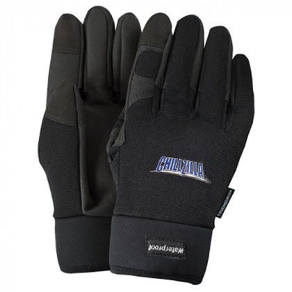 Waterproof & Winter Lined Black Touchscreen Mechanics Gloves