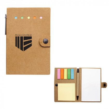 Imprinted Small Snap Notebook with Desk Essentials