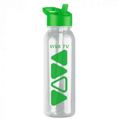 Green Lid Custom Flip Straw 24 oz Outdoors Water Bottle