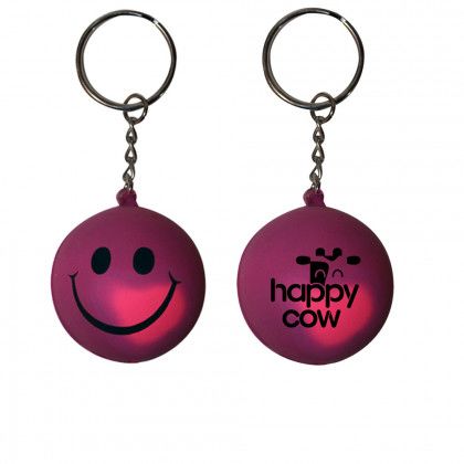 Purple/Pink Promotional Color Changing Keychains | Mood Stress Ball Keychains | Wholesale Mood Color Changing Giveaways