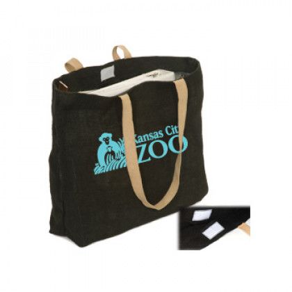 Black Large Eco Green Jute Tote Custom Logo Black Large Eco Green Jute Tote Custom Logo