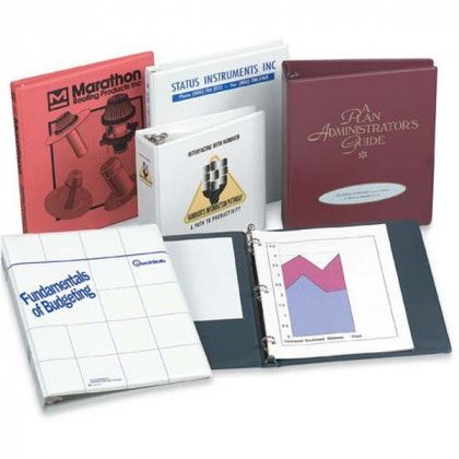 Heat Sealed Promotional Binders - Color options