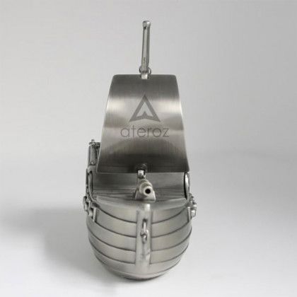 Logo Engraved Pirate Ship Bank for Kids