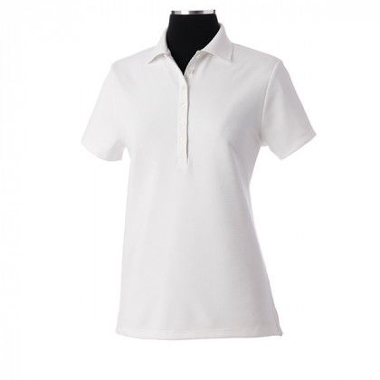 White Callaway Ladies Ottoman Polo | Custom Logo Embroidered Golf Shirts