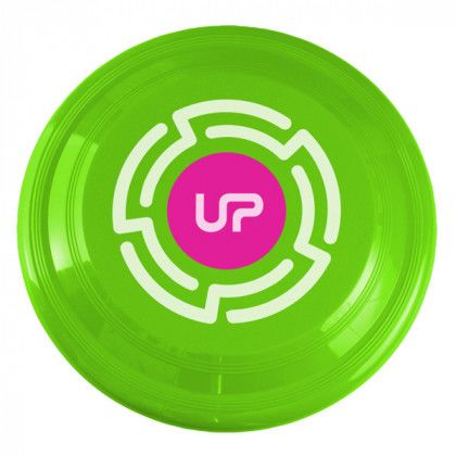 Eco-Friendly Promotional Flying Disc Toy with Company Logo - Lime Green