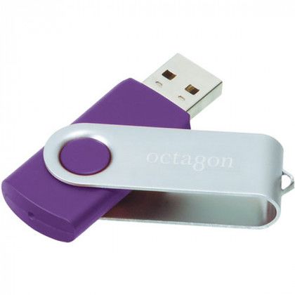 2 GB Rotate Flash Drive | Corporate Logo Engraved USB Flash Drives