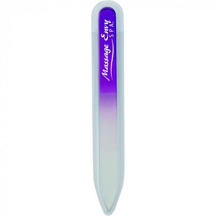 Purple Bulk Tempered Glass Nail Files | Unique Personalized Glass Nail  Files | Custom Glass Nail Files with Cases