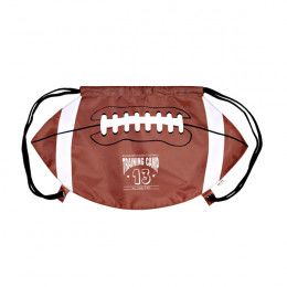 GameTime Football Ball Drawstring Backpack