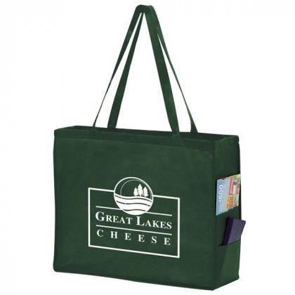 Glamour Promotional Tote Bag - Hunter Green