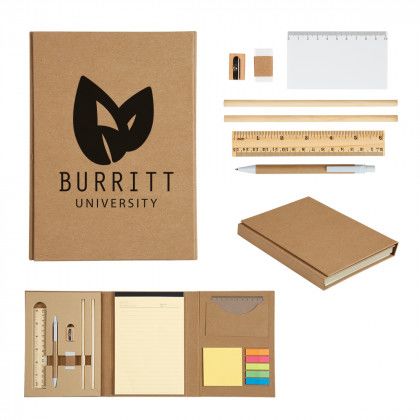 Printed Eco-Inspired Tri-Fold Stationery Set 