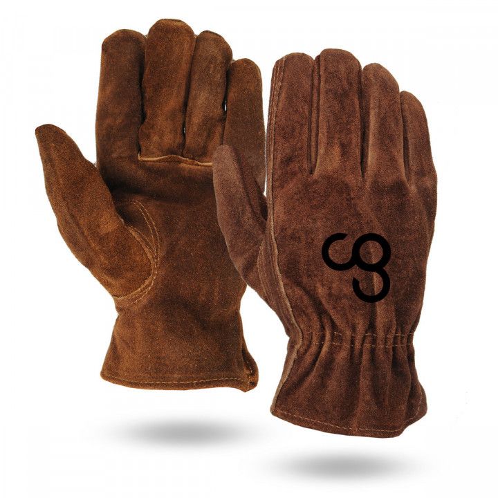 Leather Suede Work Gloves