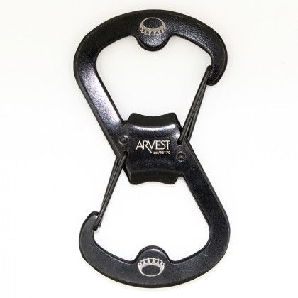Engraved Nite Ize S-Biner AHHH Bottle Opener black