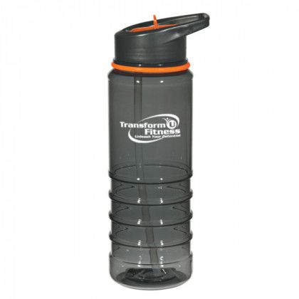 Orange Color Silicone Ring Bottle Custom Logo