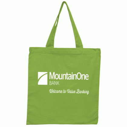 Colorful Economical Tote Bag- Lime green