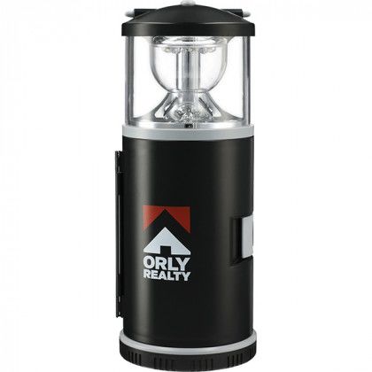 Logo Multi Function Lantern - 15 piece Tool Kit - Black