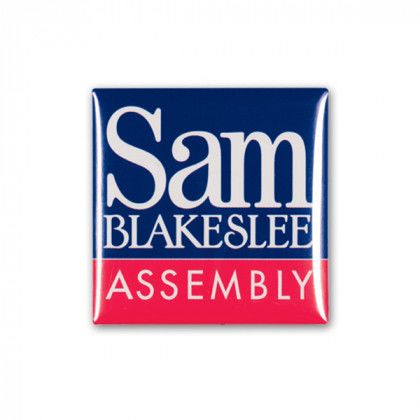 Medium Full Color Square Button | Custom Pinback Buttons