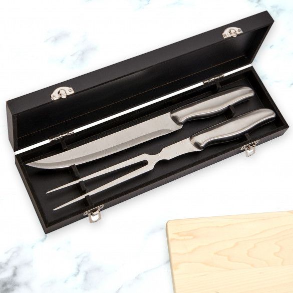 Engraved Carving Knife Set