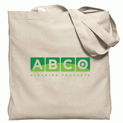 Natural Gusseted Economy Cotton Tote Bag- Natural