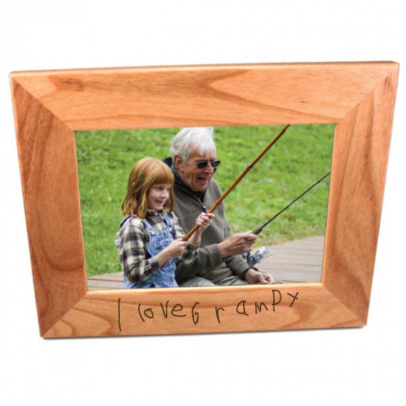 Personalized Photo Frame with Handwritten Message - 5 x 7