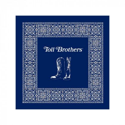 Custom Bandana-Cotton-USA Made-22 Inch - Navy | Custom Cheap Bandanas in Bulk