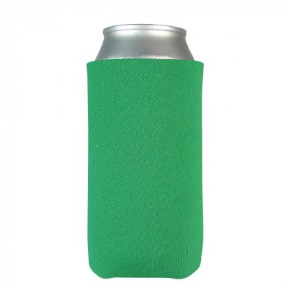 Slim Kan-Tastic Promotional 8 oz Koozies - Kelly Green | Imprinted Small Koozies