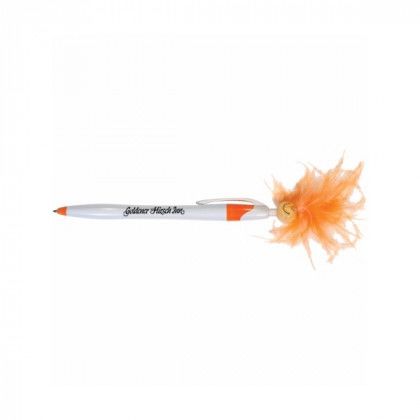 Wild Smilez Pen with Imprinted Logo - Orange