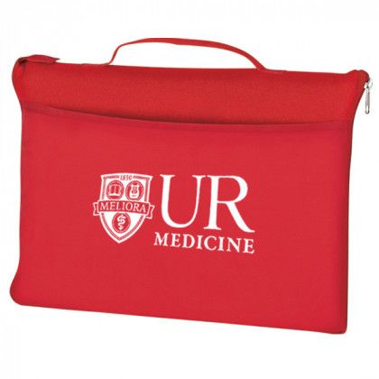 Fleece Travel Blanket - Best Outdoor Promotional Blankets for Travel - Red