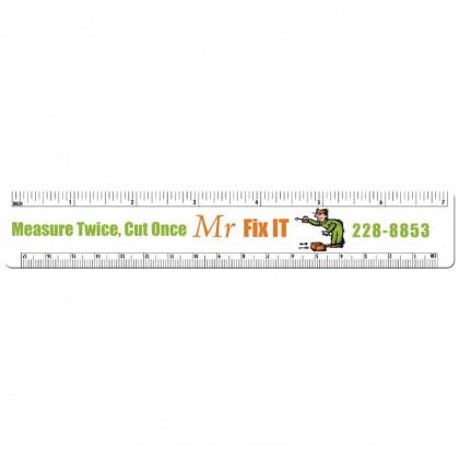 Ruler Shape Magnet - Medium - 30 mil | Custom Magnet Rulers