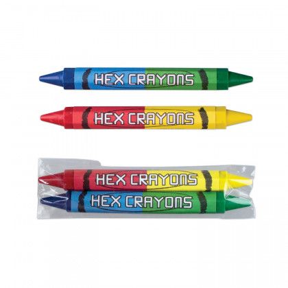 Bulk 1000 Blank Double Sided Hexagon Crayons