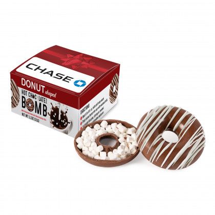 Customized Donut-Shaped Hot Chocolate Bomb