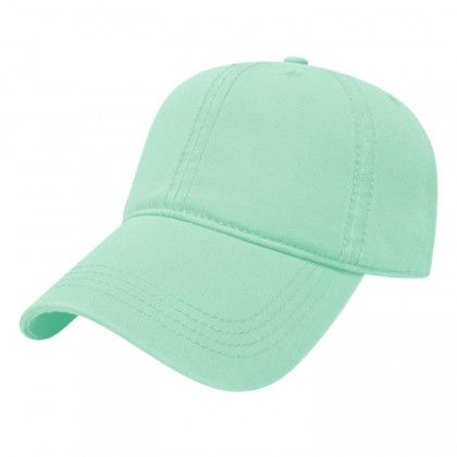 Custom 3D Embroidered Relaxed Golf Cap - Mint