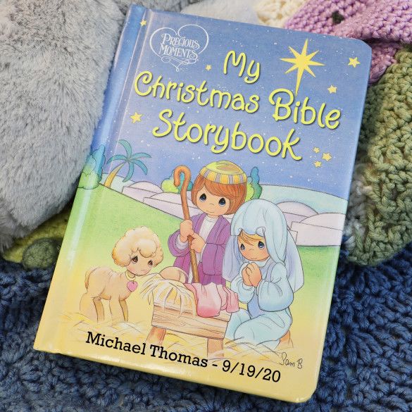 My Christmas Bible Story Book  Personalized Christmas Board Books