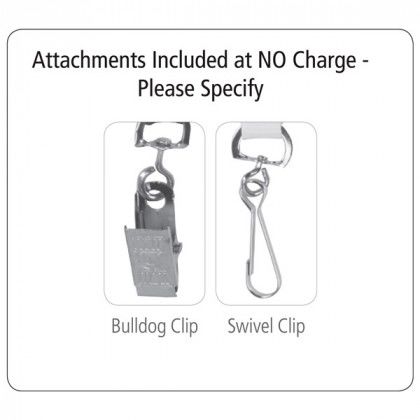 Dual Attachment Custom Sublimated Lanyard Attachments