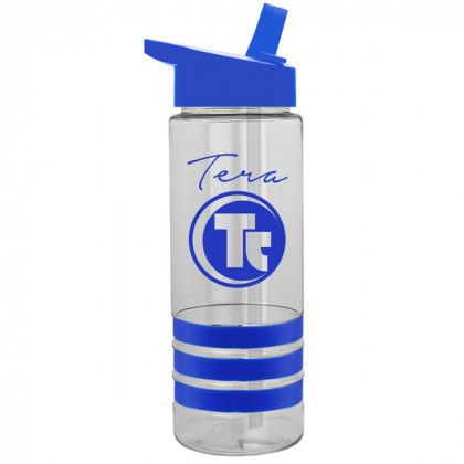 Tritan Sergeant2 Flip Straw Stripe Bottle-24 oz