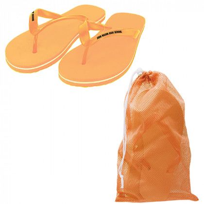 Adult Flip Flops - Orange