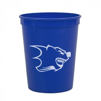 Cups-On-The-Go 16 Oz Stadium Cup-royal blue