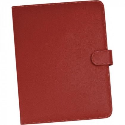 Red Lamis Standard Portfolio Promotional Custom Imprinted With Logo