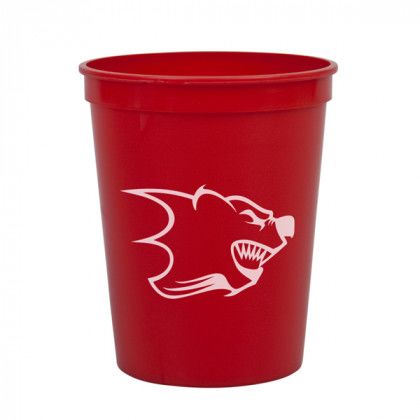 Cups-On-The-Go 16 Oz Stadium Cup-red