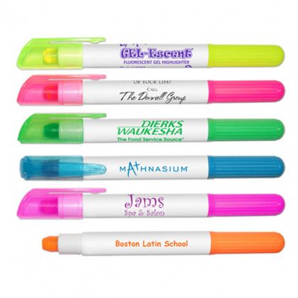 Gel-Escent Fluorescent Gel Highlighters | Branded Highlighters