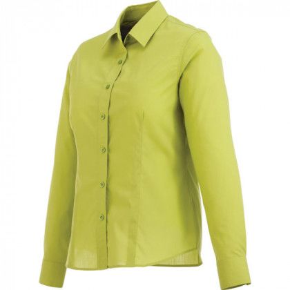 Dark Citron Green Women's Preston Long Sleeve Shirt | Dress Shirts for Women