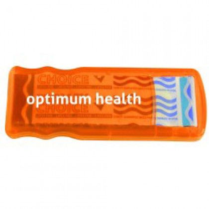 Translucent Orange Imprinted Bandage Dispenser-Primary Care