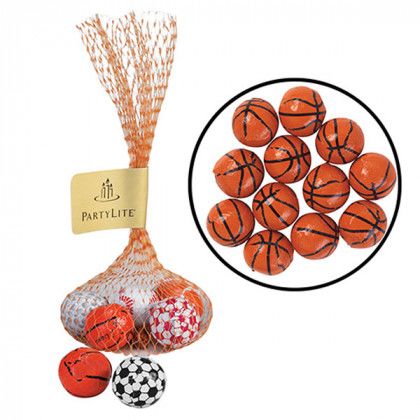 Promotional Mesh Bag with Chocolate Balls | Custom Chocolate Balls