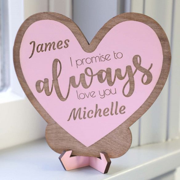 Personalized Heart Keepsake For Anniversary