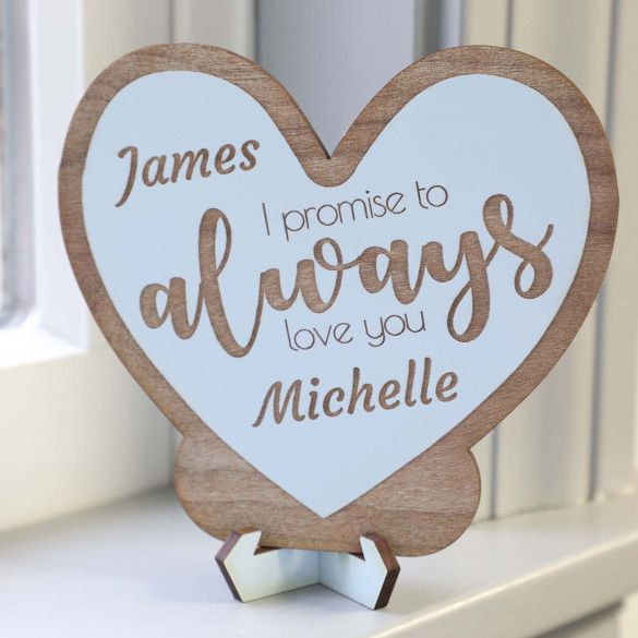 Personalized Heart Gift For Valentine's Day